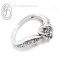 แหวนทองคำขาว แหวนเพชร แหวนคู่ แหวนแต่งงาน แหวนหมั้น - R1211DWG